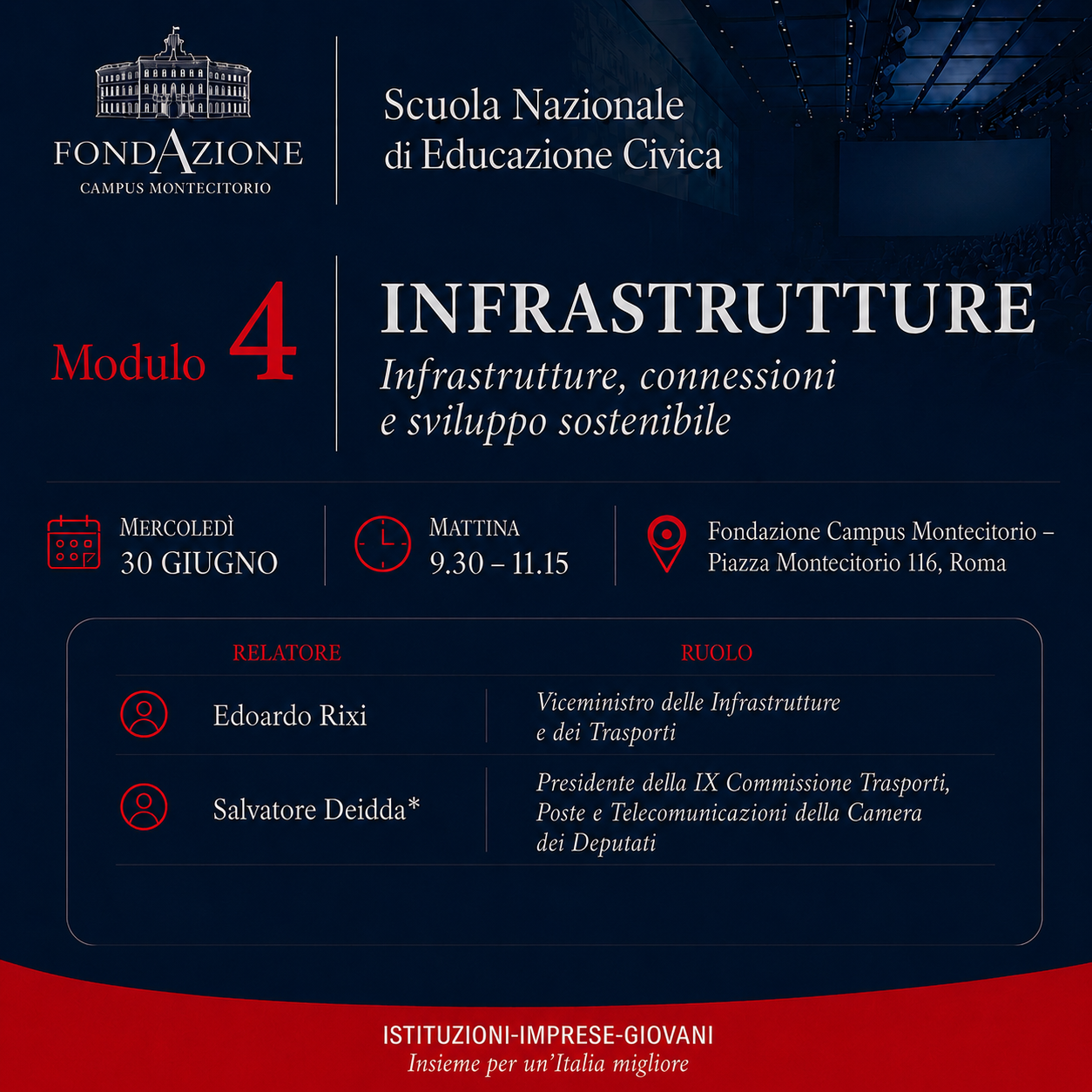 CARD PANEL INFRASTRUTTURE