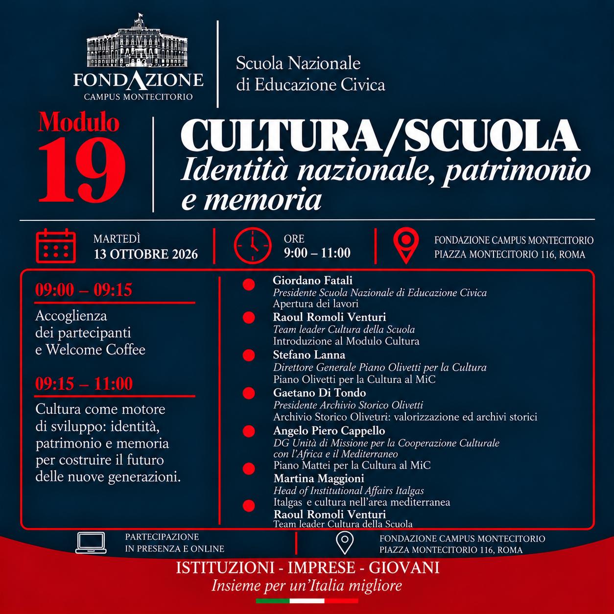 Cultura programma def
